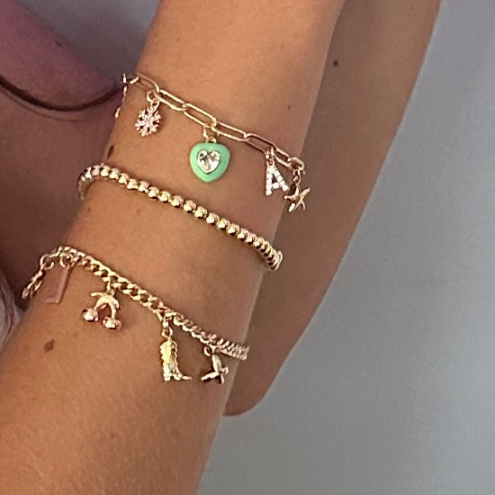 Bailey Bracelet | Gold Beaded Bracelet