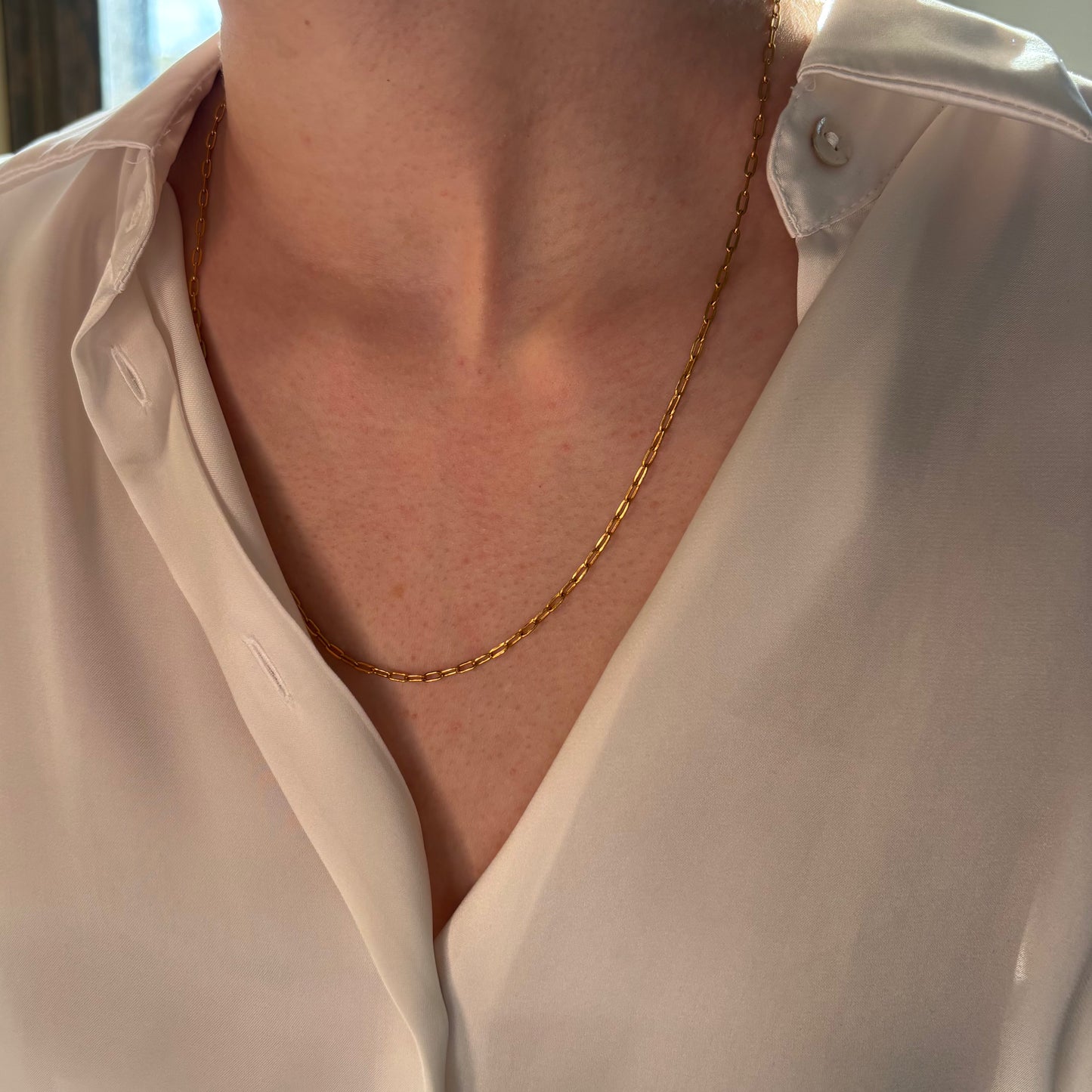 Delicate Stevie Chain | Paperclip Necklace