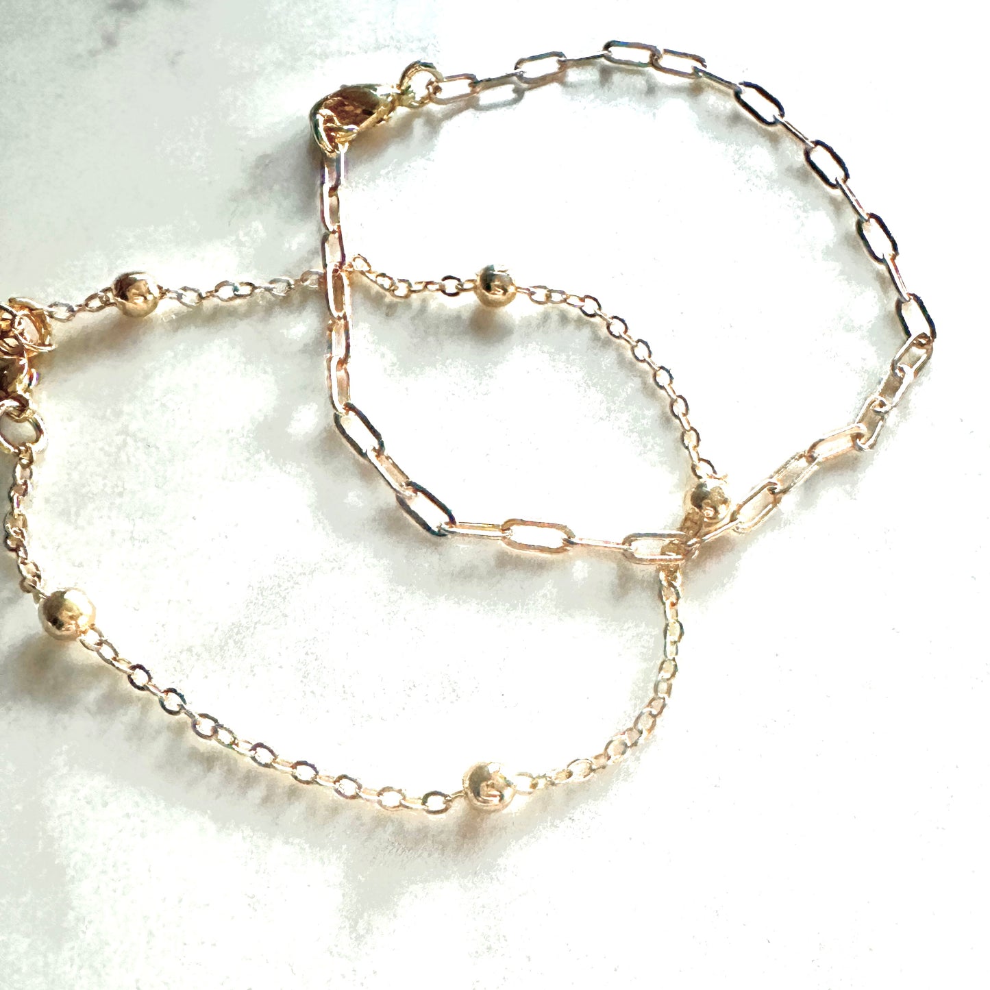 Delicate Double Bracelet Set