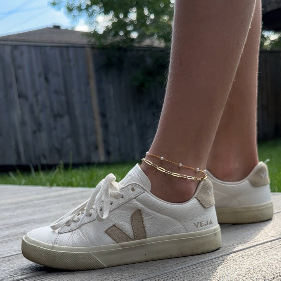 Stevie Anklet | Gold or Silver Chain Anklet