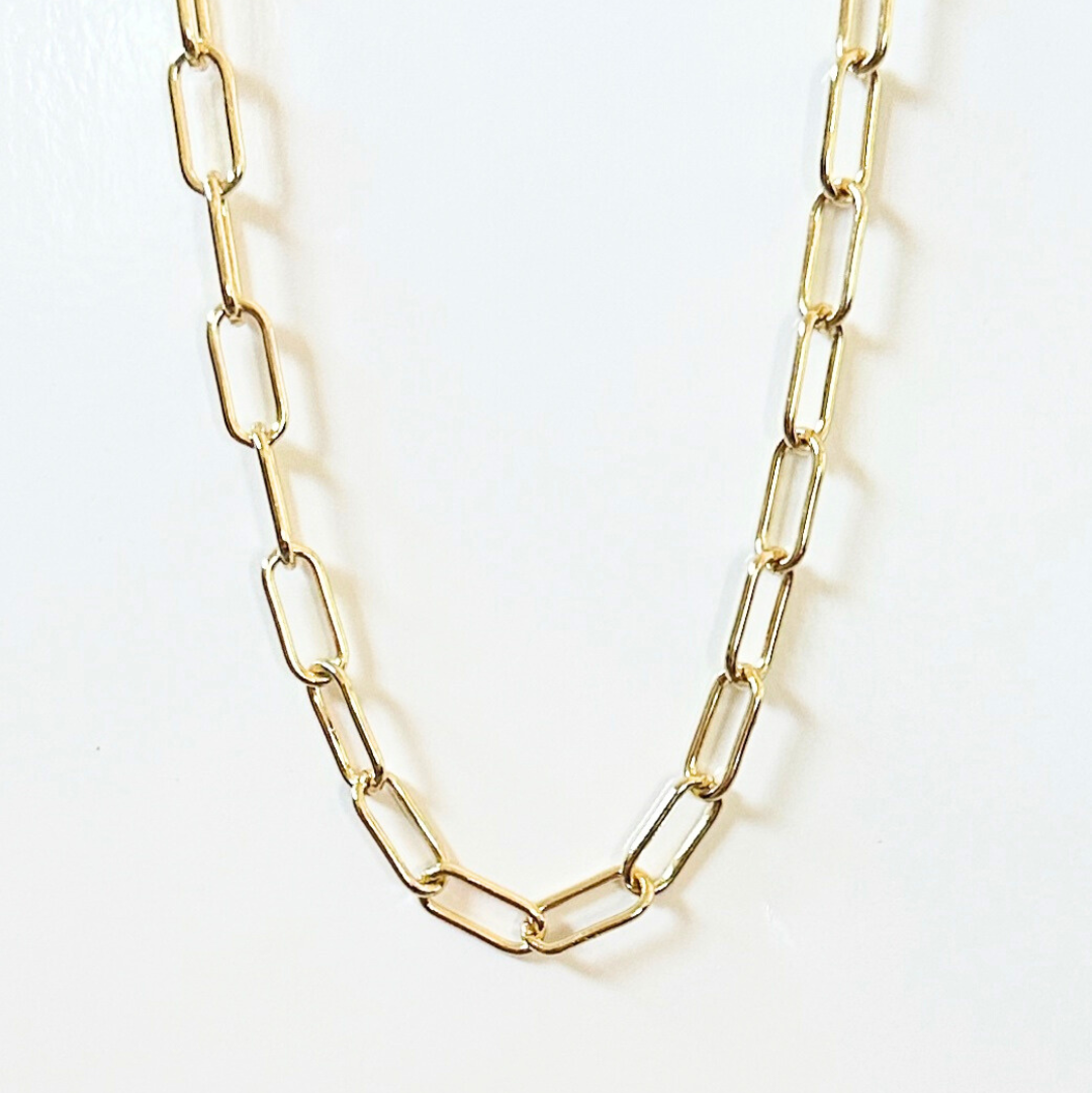 Alexis Necklace | Paperclip Chain
