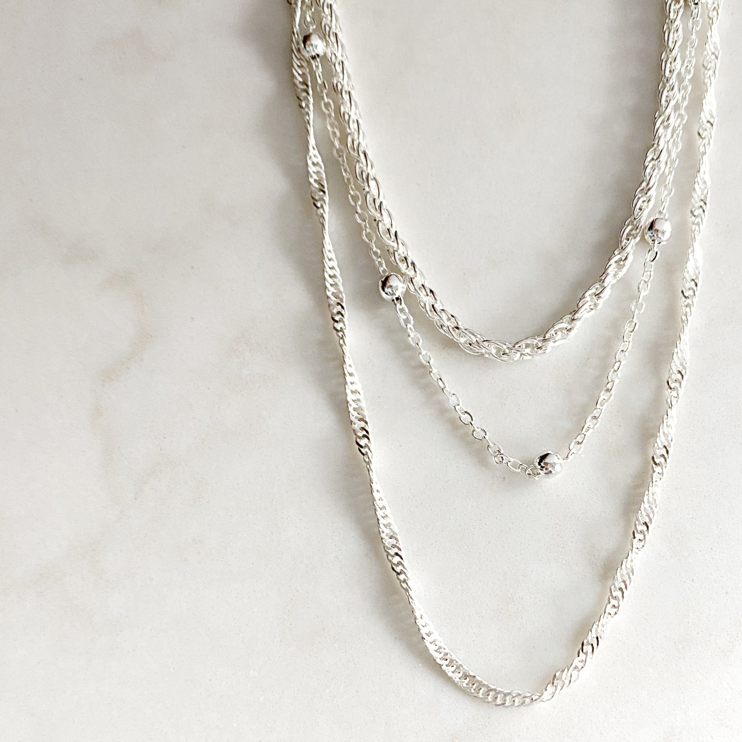 Aria Necklace | Satellite Chain necklace