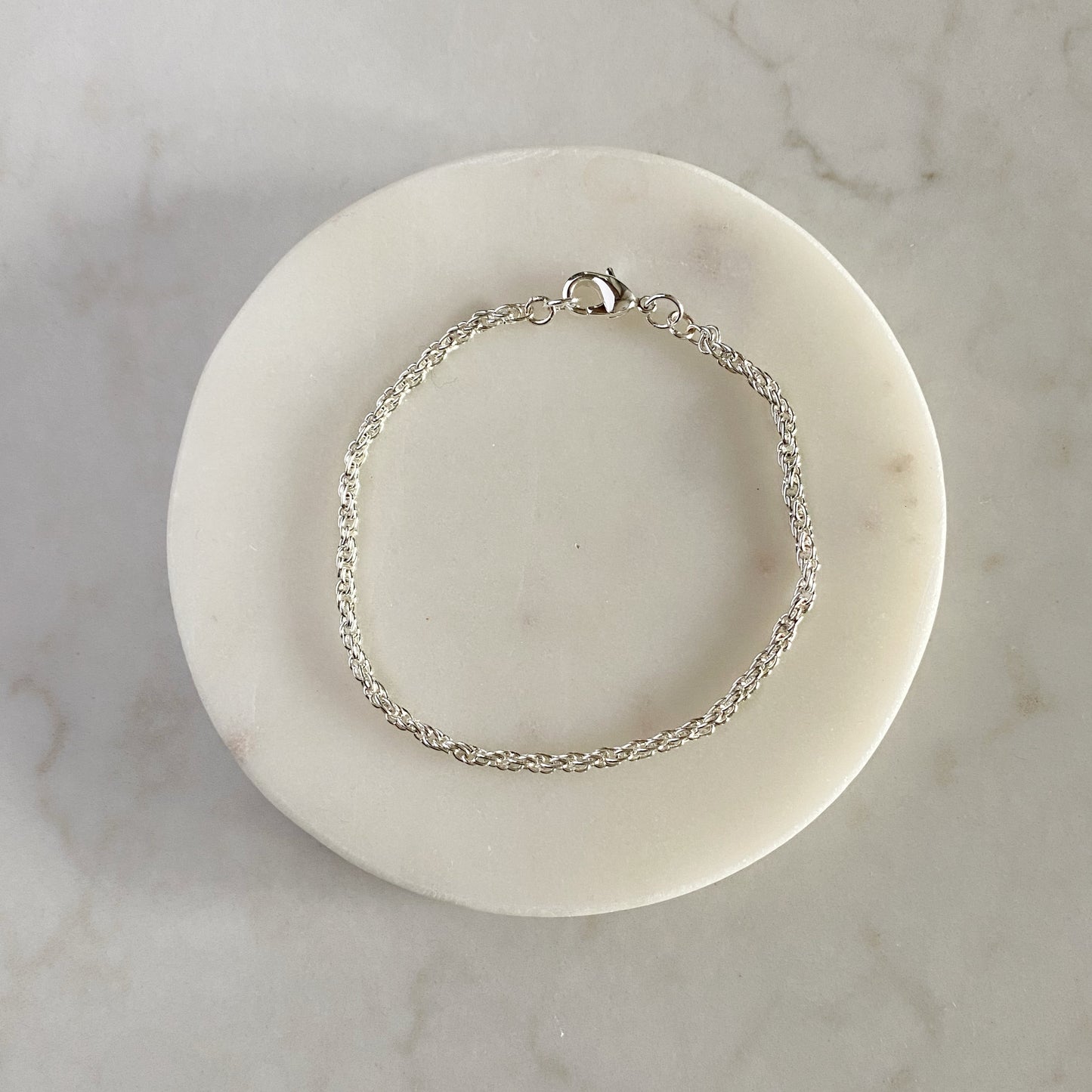 Delicate Silver Chain Bracelets