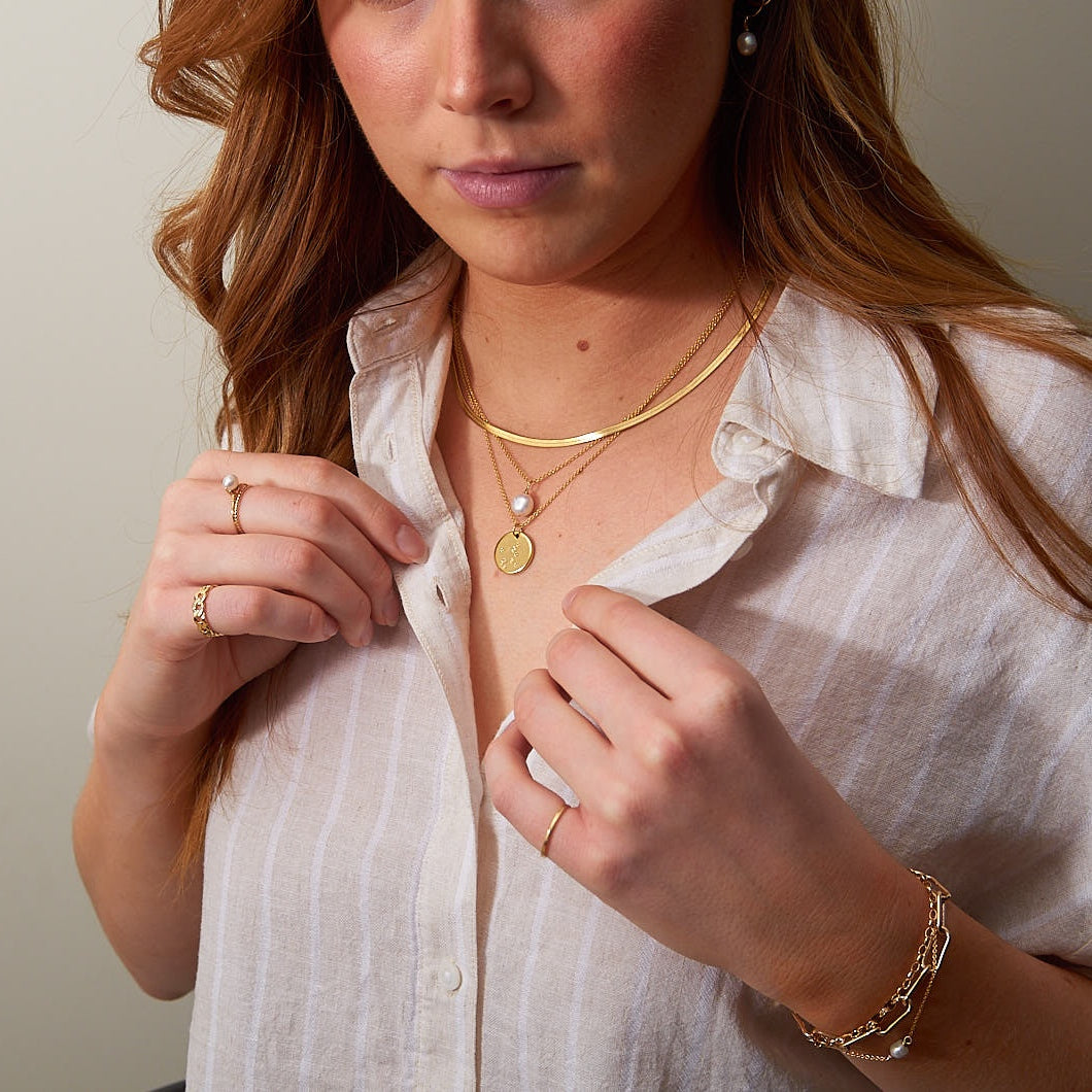 Snowball Pearl Necklace