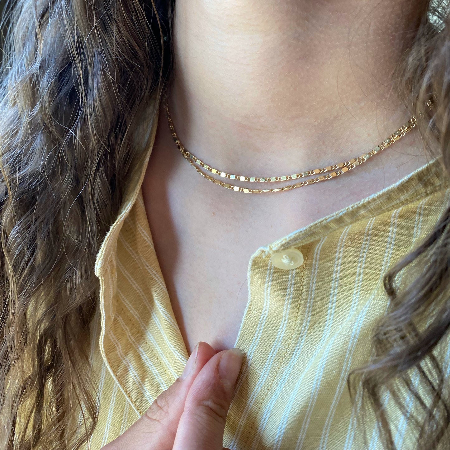 Riley Wrap Necklace | Adjustable Long Chain Necklace