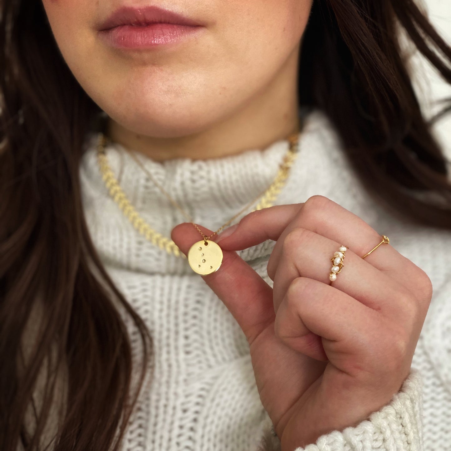 Libra Constellation Necklace – Zodiac Star Sign Jewelry