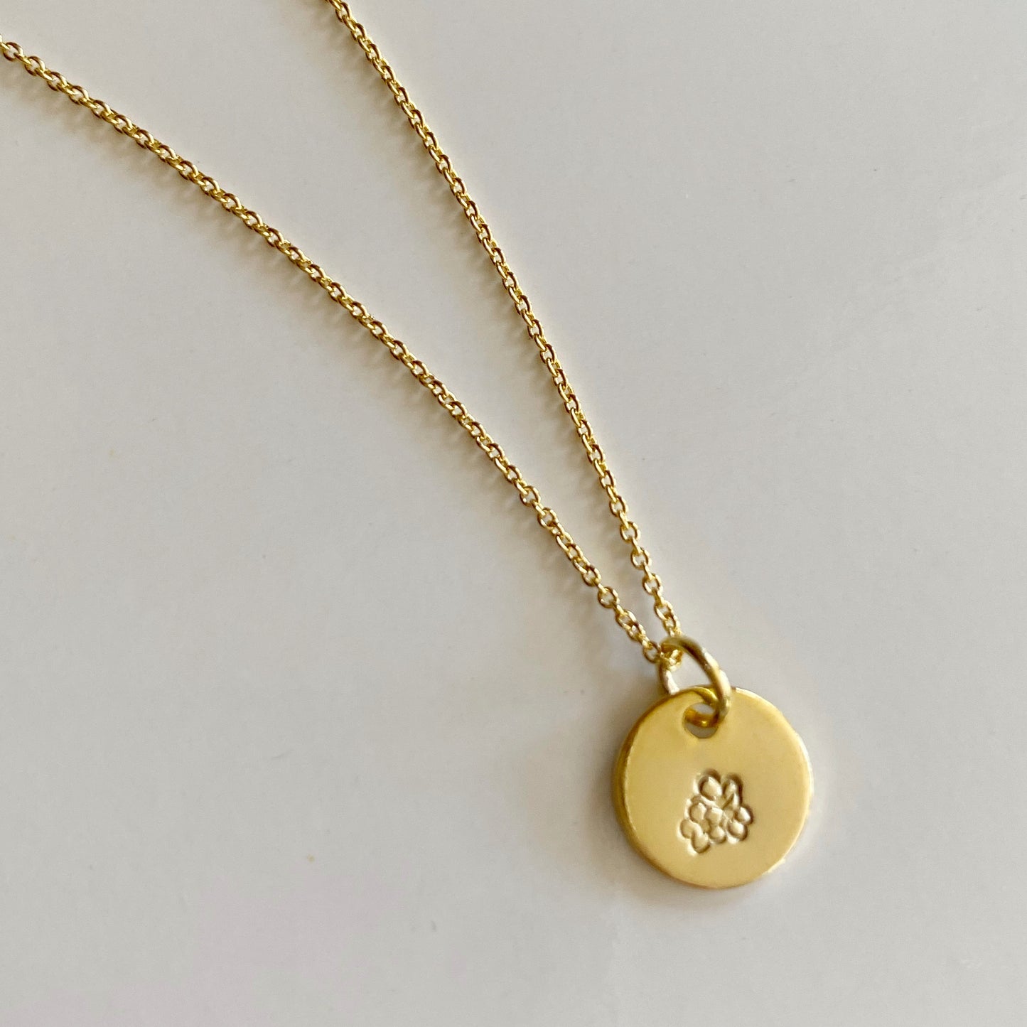 May - Hawthorn Birth Flower Necklace