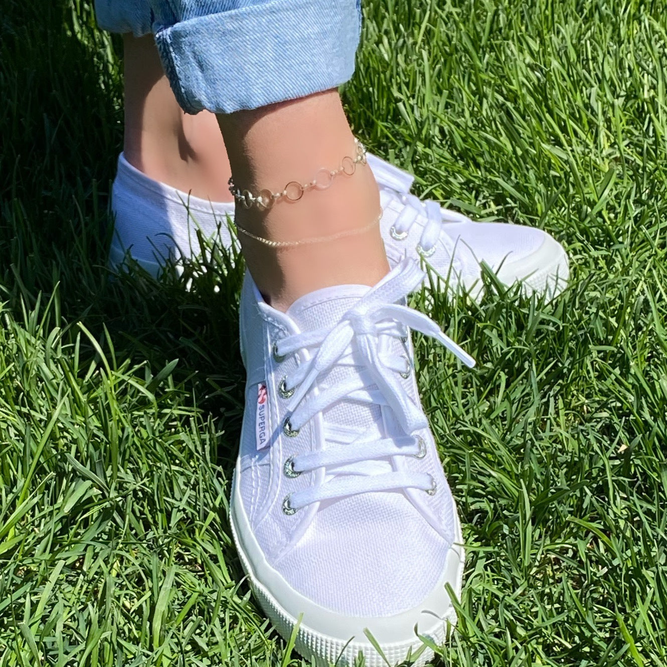 Silver Chain Anklets | Delicate Anklets