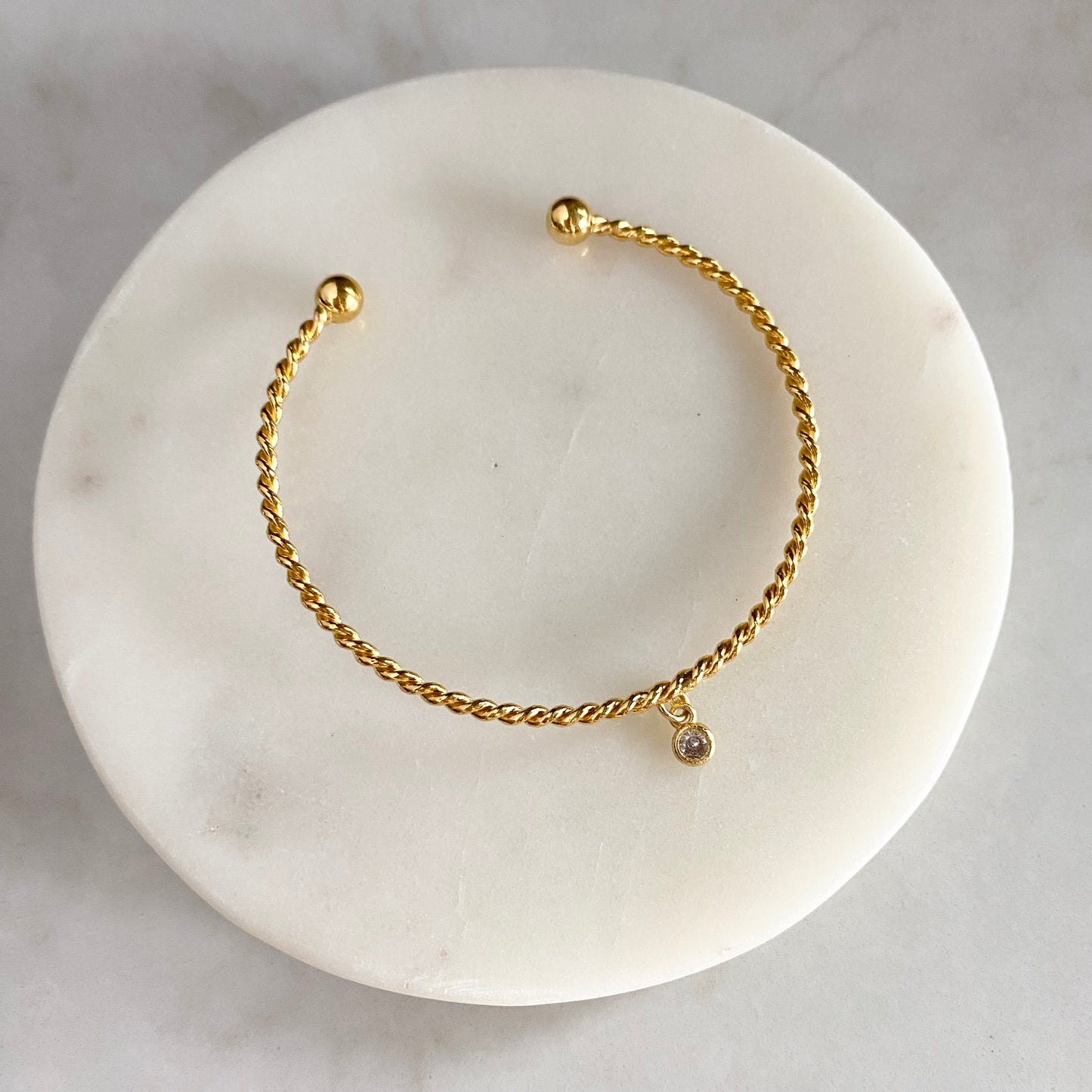 Custom Cuff Bracelet | Personalized Initial or Charm Cuff