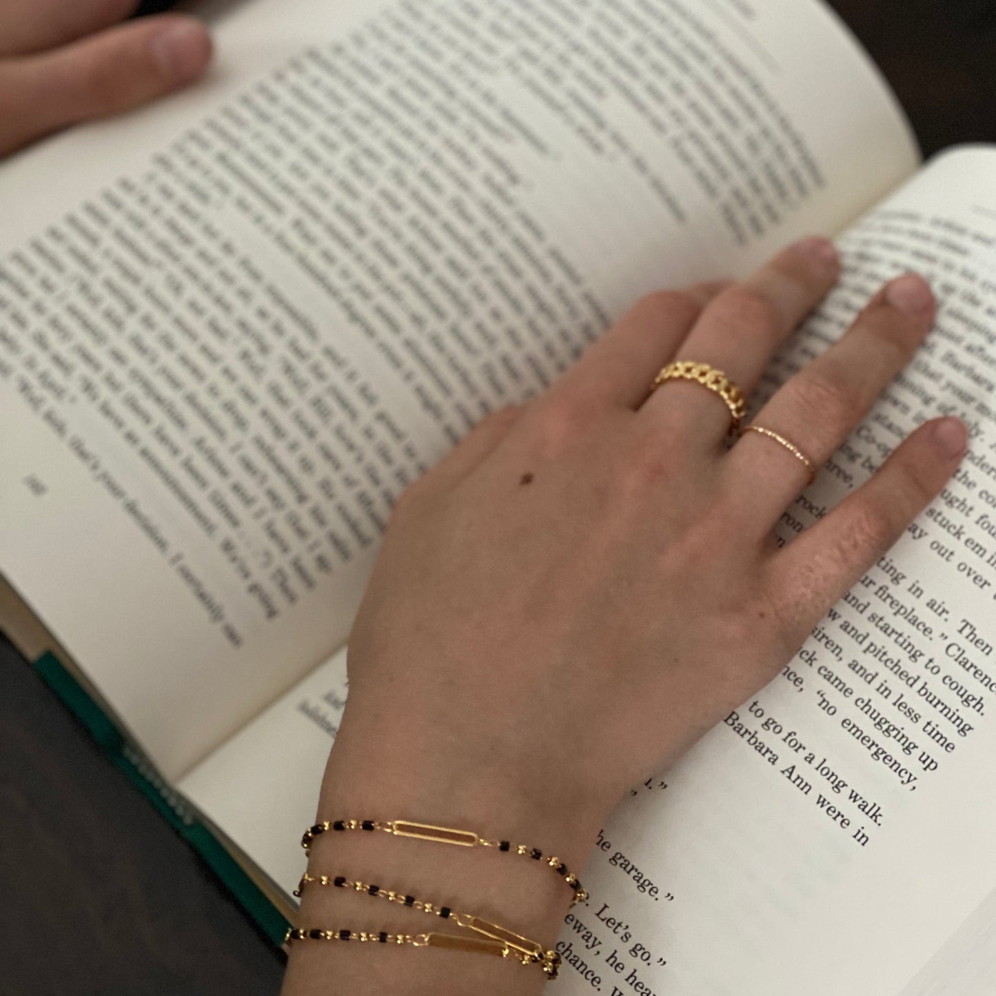 Lace Ring | Adjustable Gold Ring