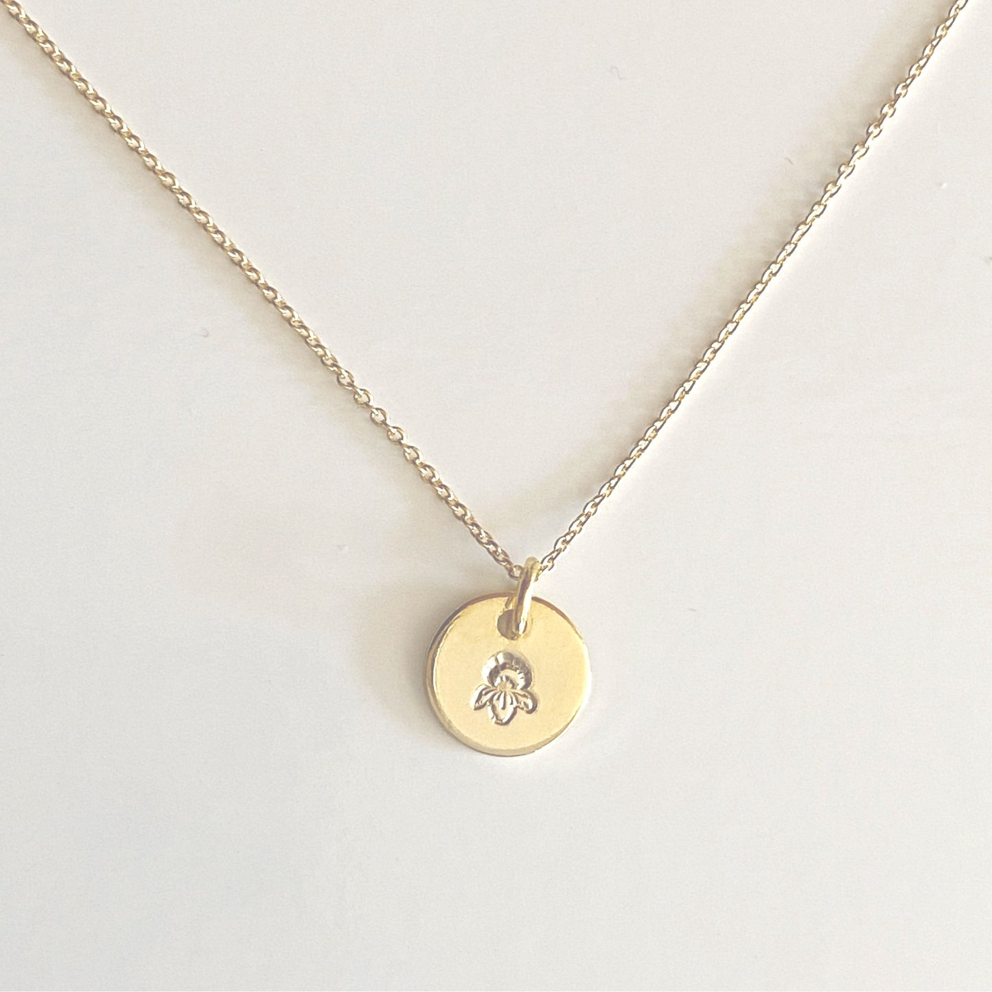 February- Violet Birth Flower Necklace