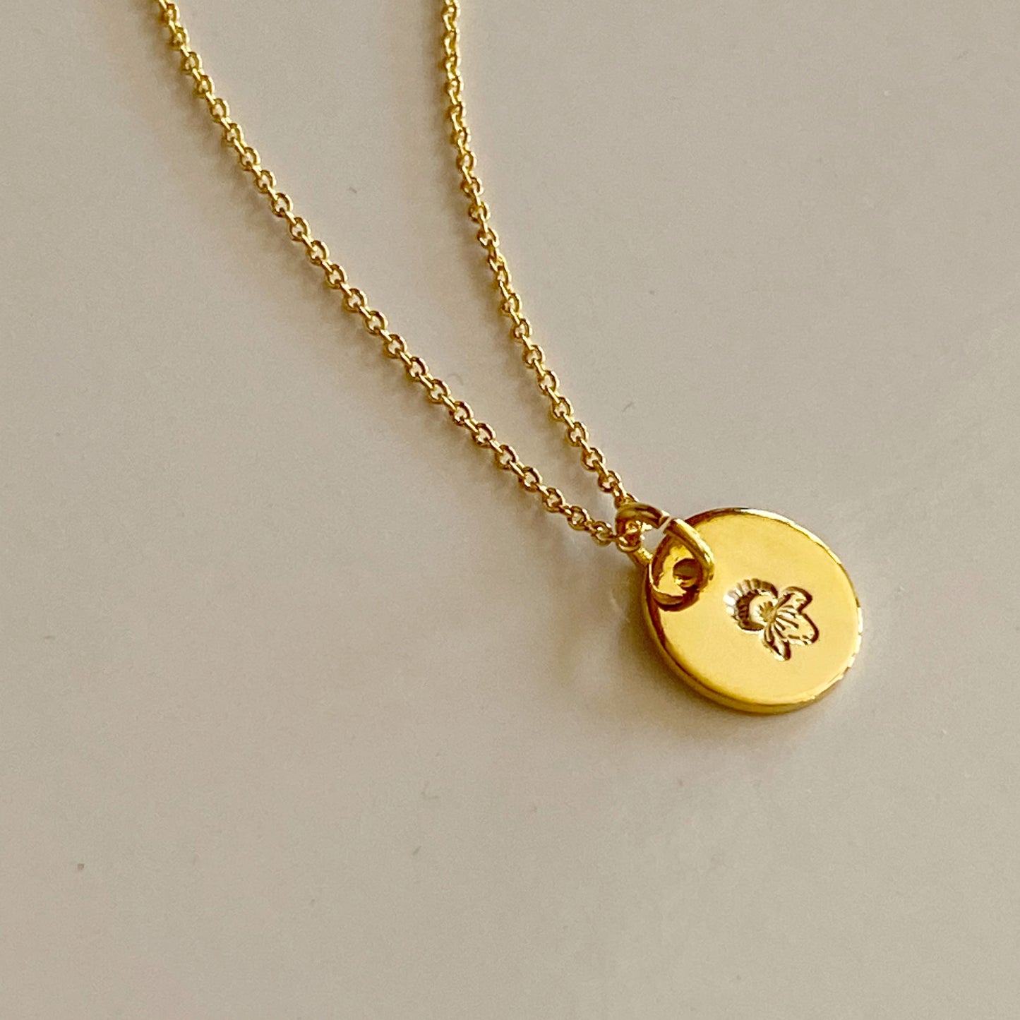 February- Violet Birth Flower Necklace