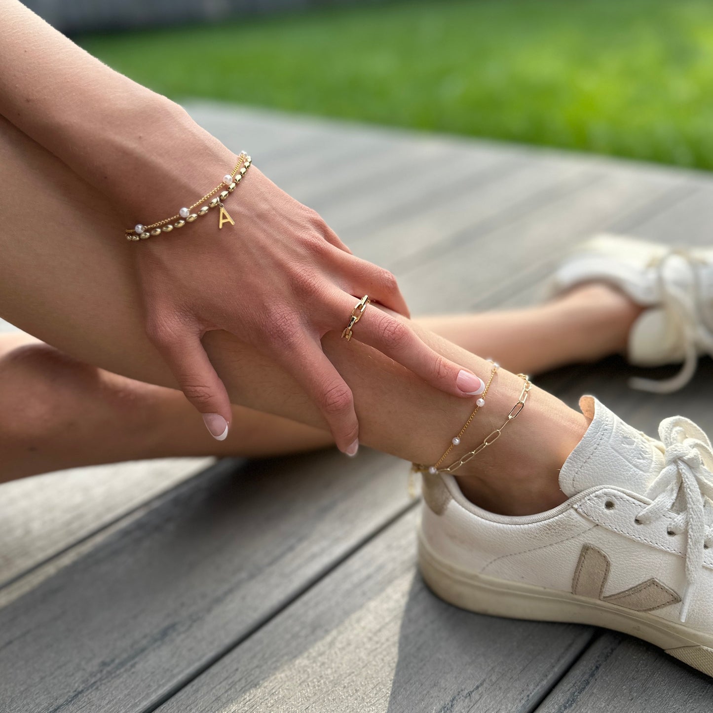 Stevie Anklet | Gold or Silver Chain Anklet