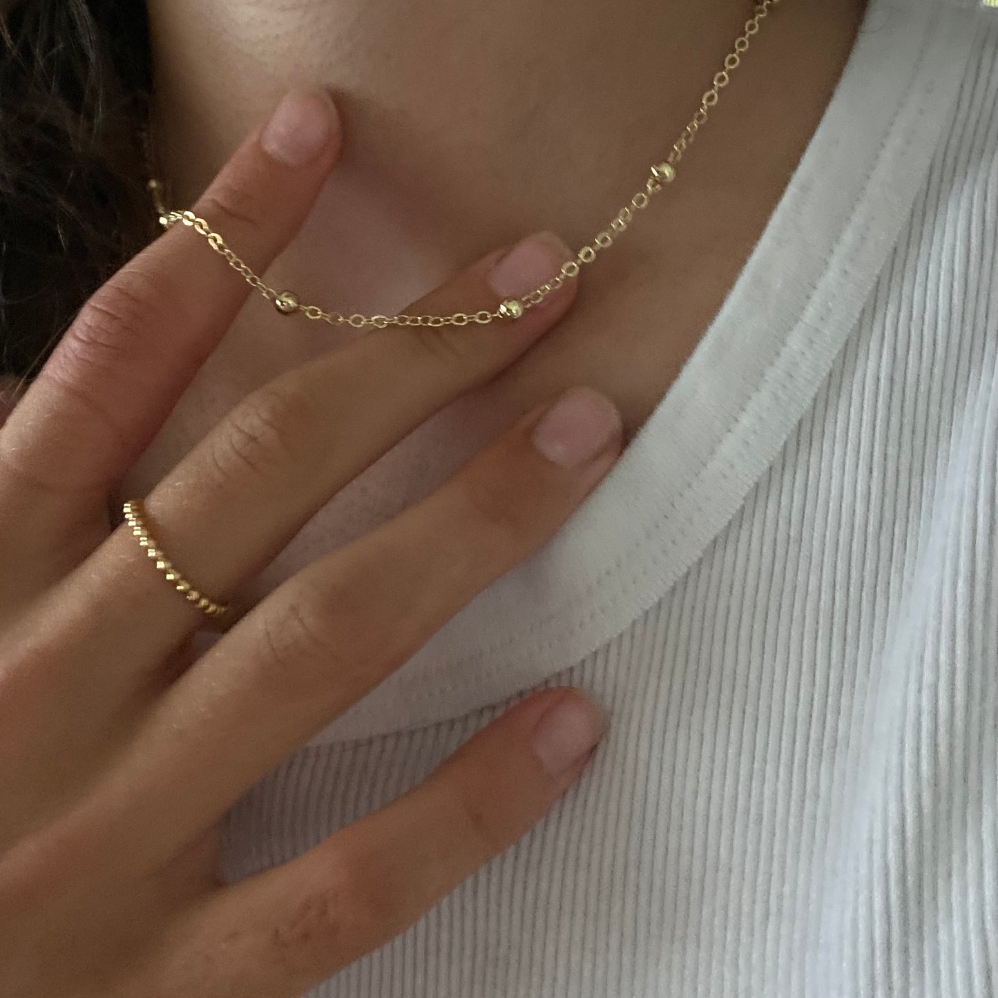 Aria Necklace | Satellite Chain necklace