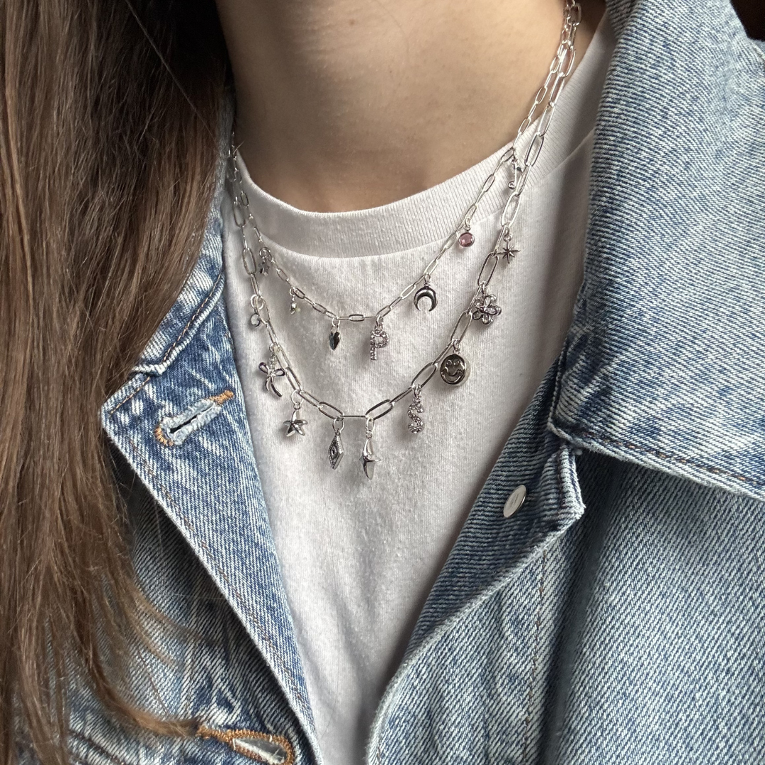 Charm Bar Necklace |Choose Your Charms Necklace