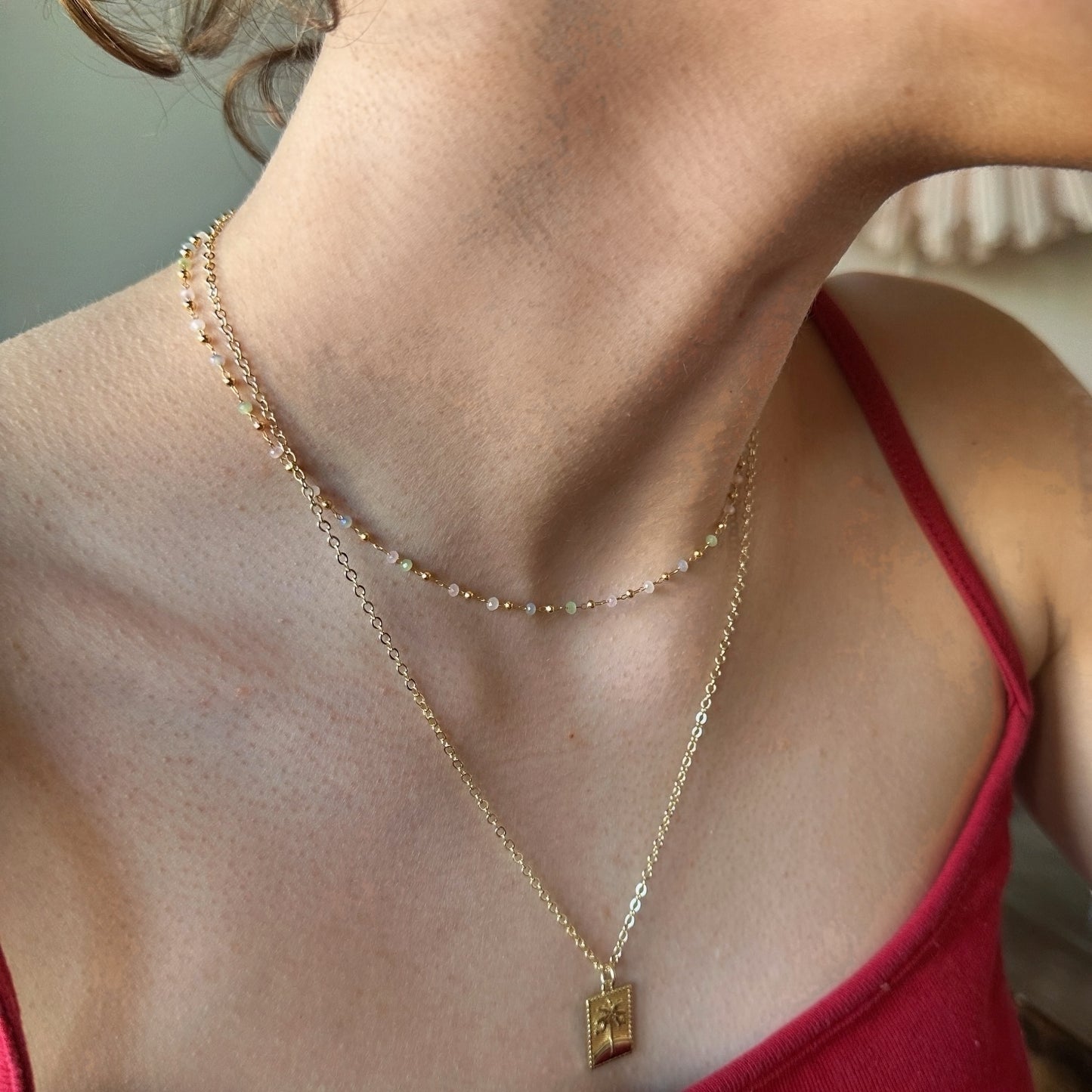 Lulu Pastel Beaded Necklace