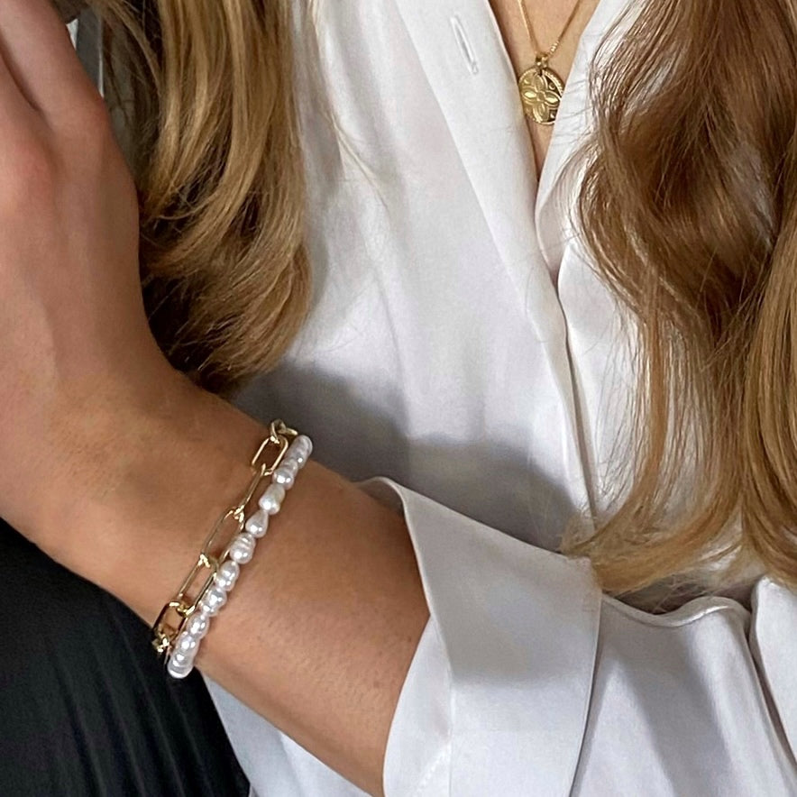 Alexis Bracelet | Paperclip Bracelet