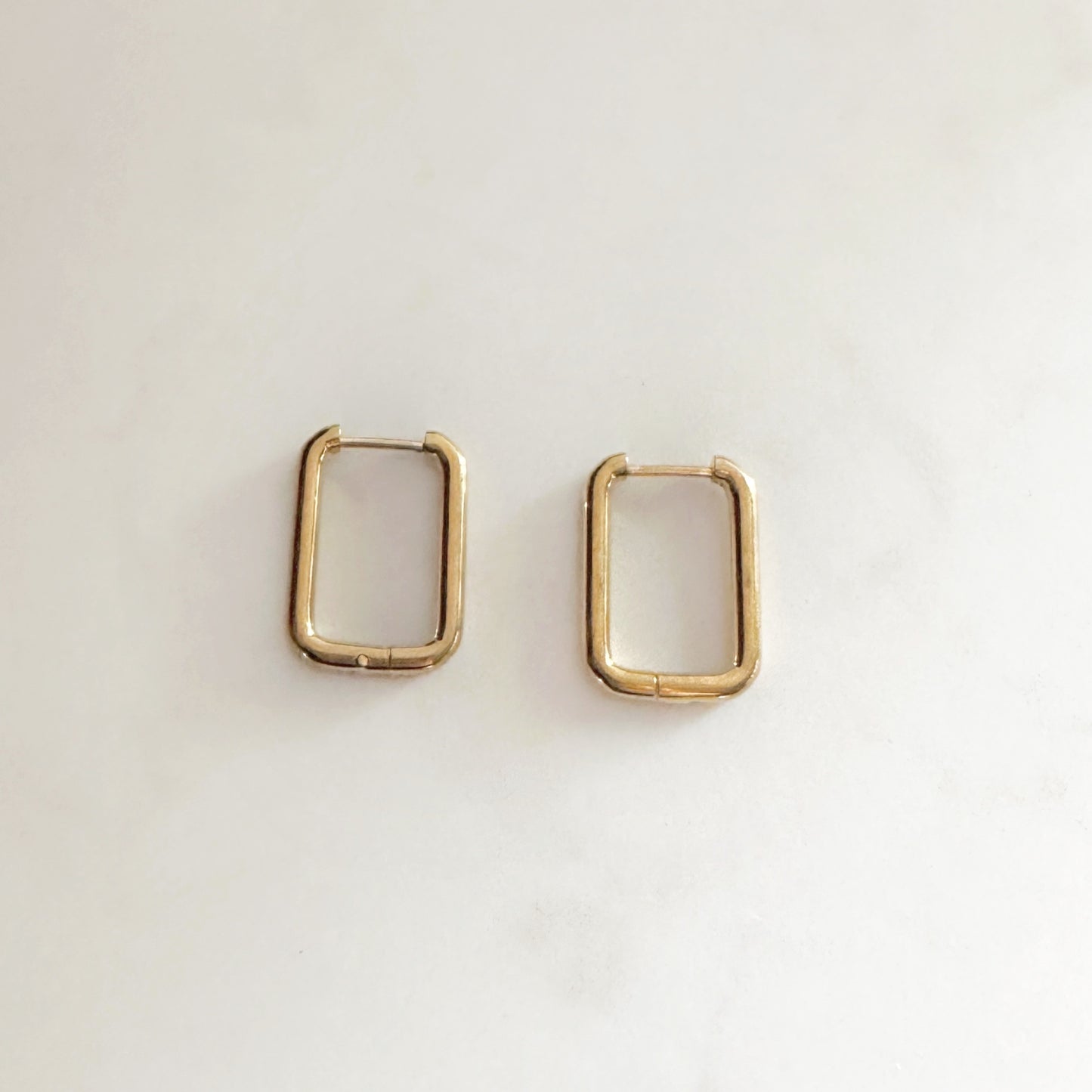 Cadence Hoops – Modern U-Shaped Gold Earrings