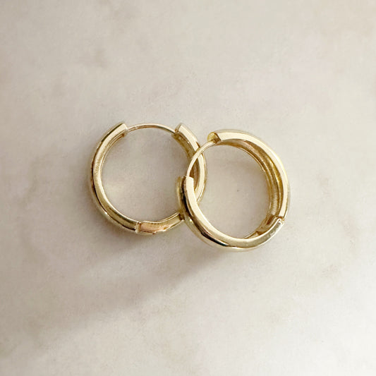 Layla Hoops – Bold Gold Hoop Earrings
