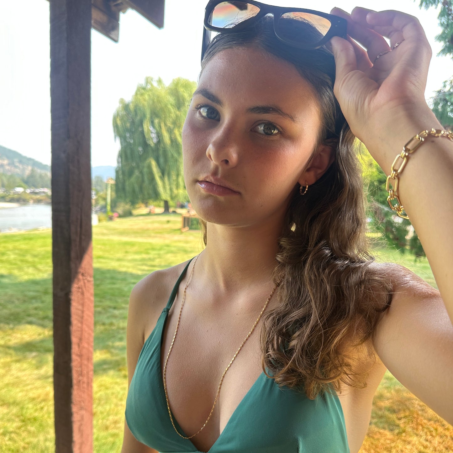 Riley Wrap Necklace | Adjustable Long Chain Necklace