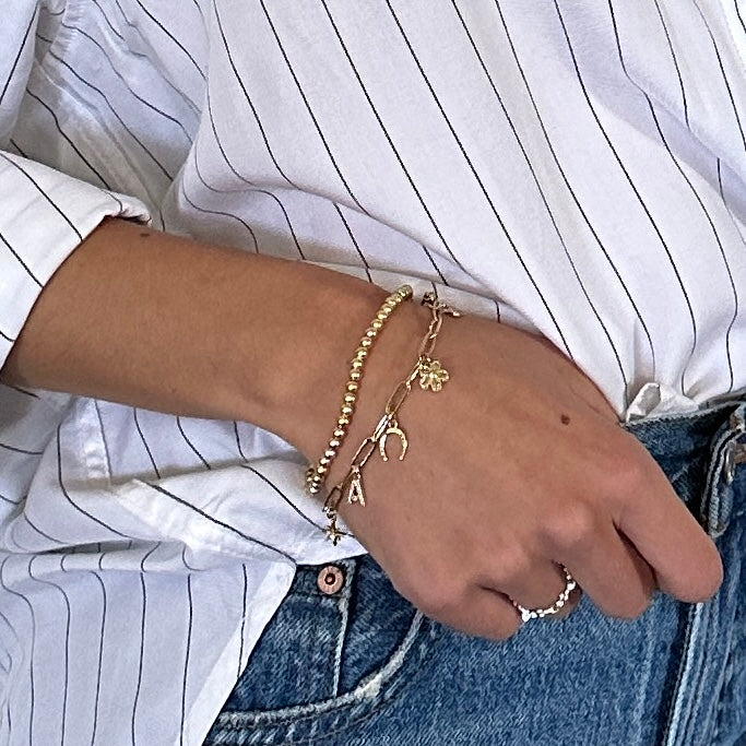 Charm Bar Bracelet | Customizable Charm Bracelet