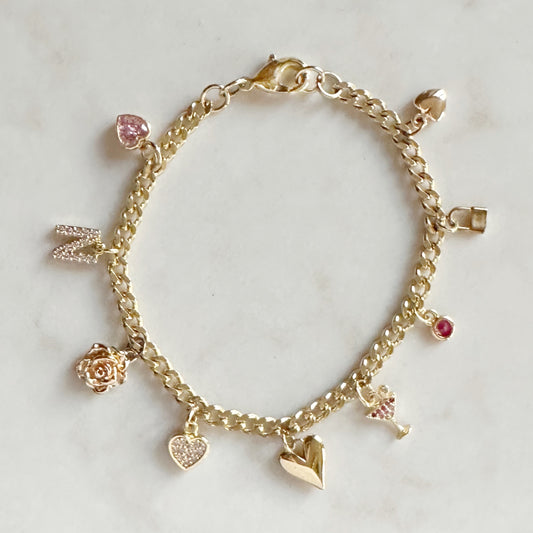 Charm Bar Bracelet | Customizable Charm Bracelet