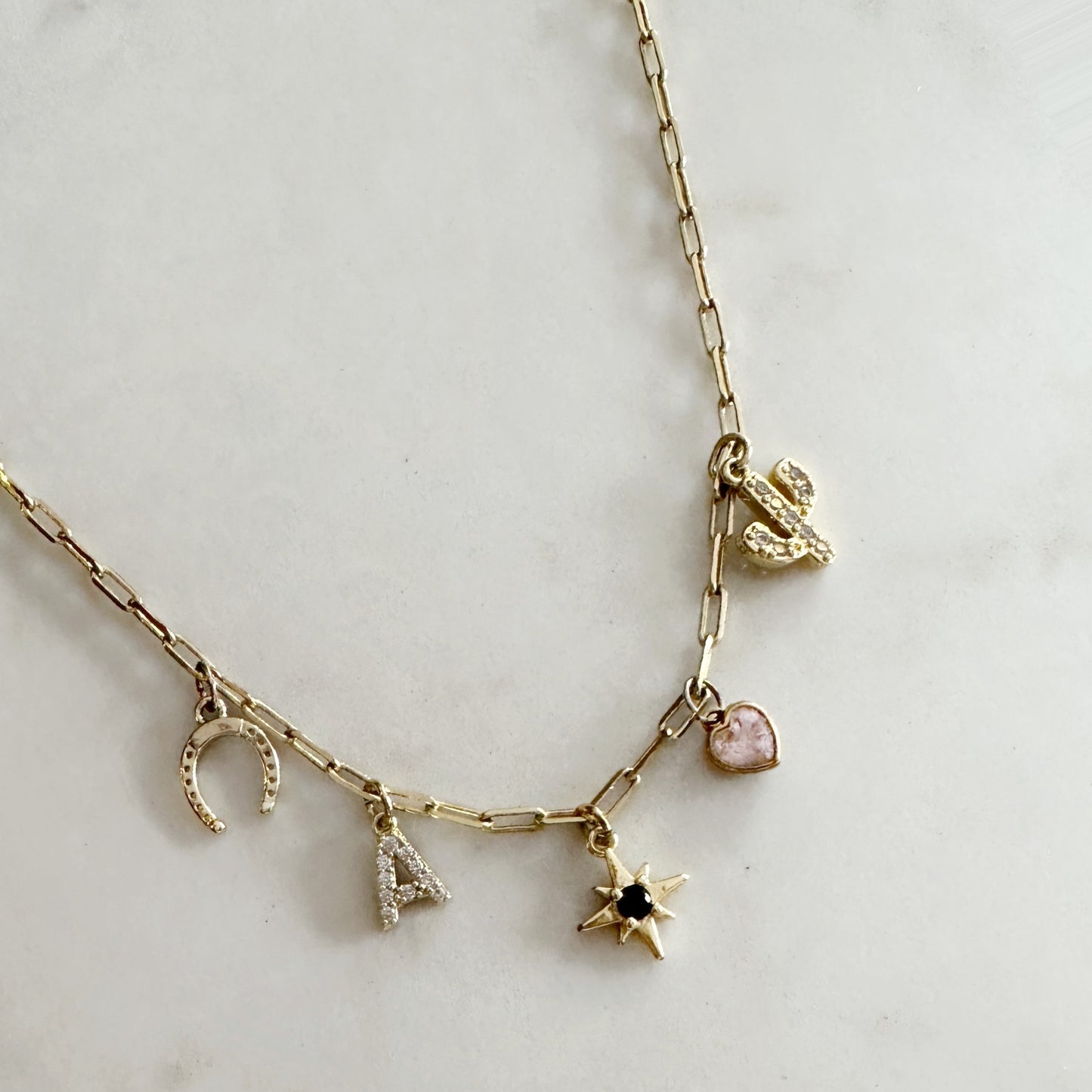 Charm Bar Necklace |Choose Your Charms Necklace