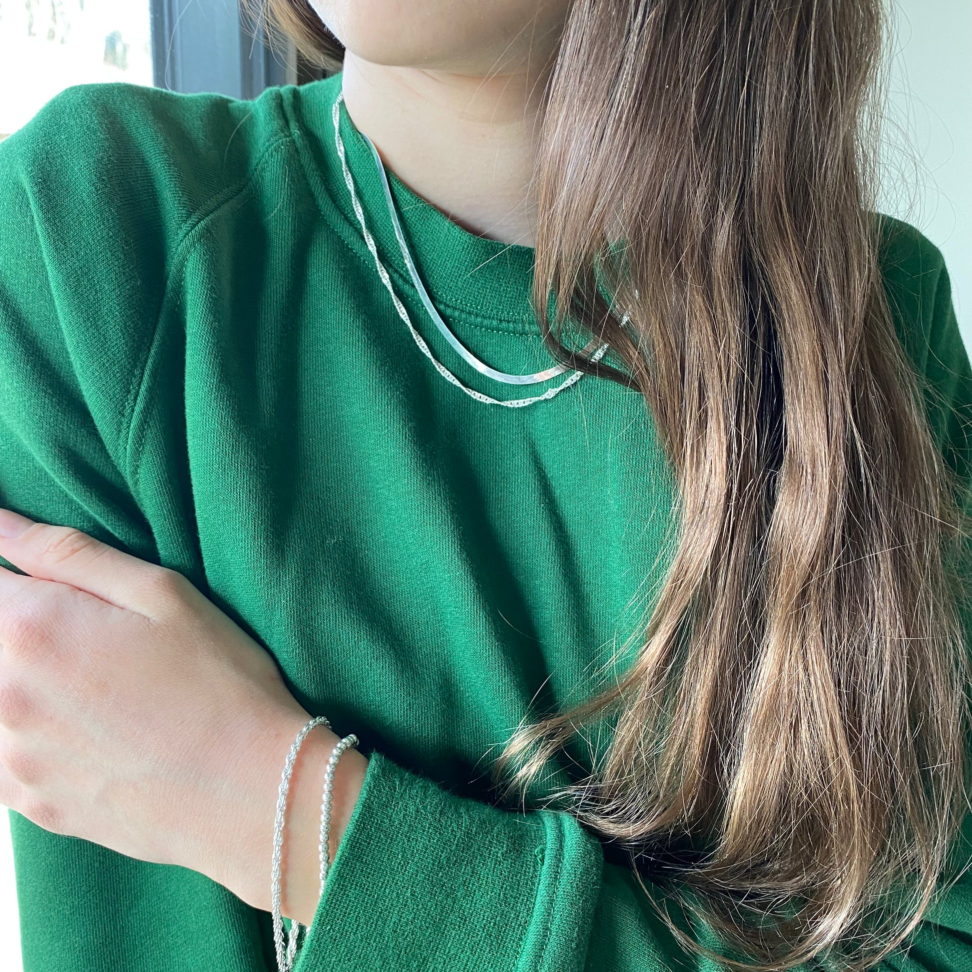 Baby Rosa Chain Rosa Chain | Delicate Twisted Chain Necklace – Steel Daisy