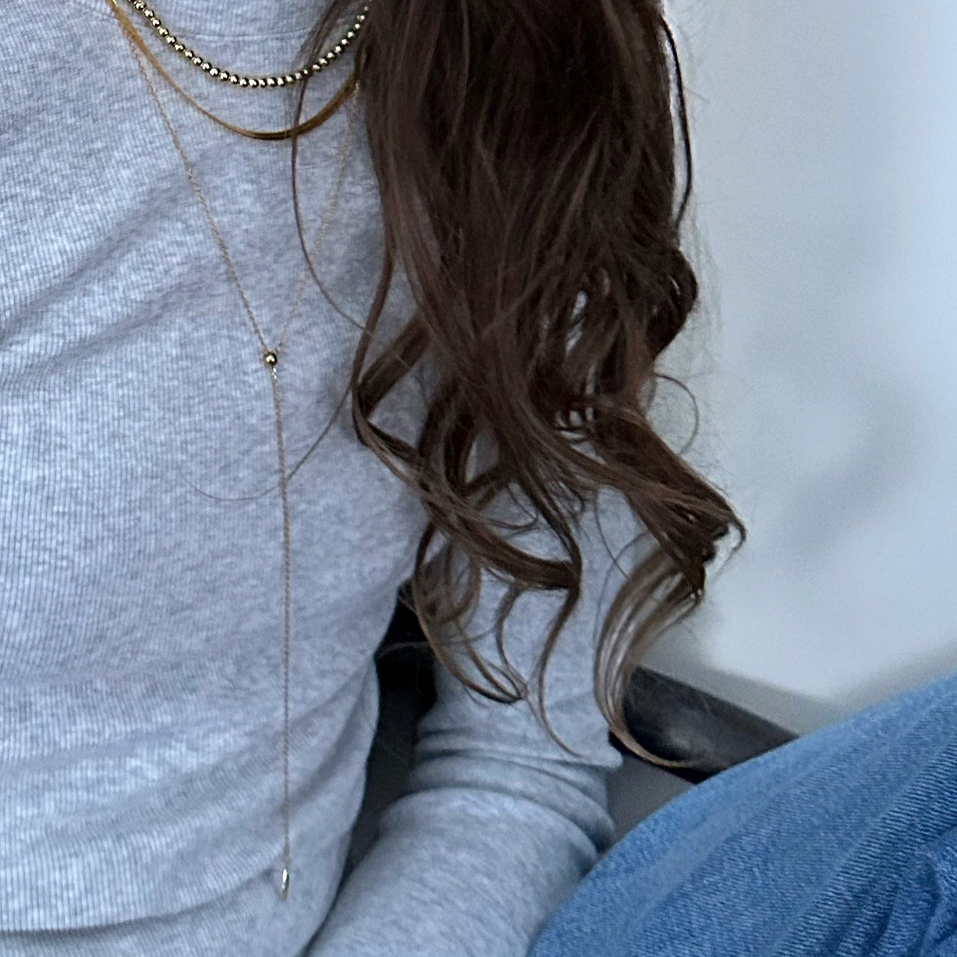 Charlotte Lariat Necklace - Personalized