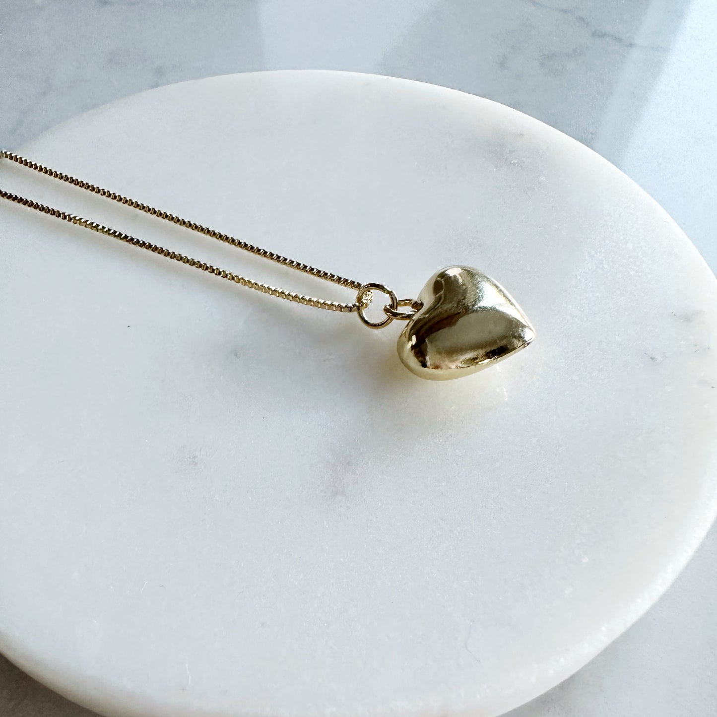 Puffy Heart Necklace