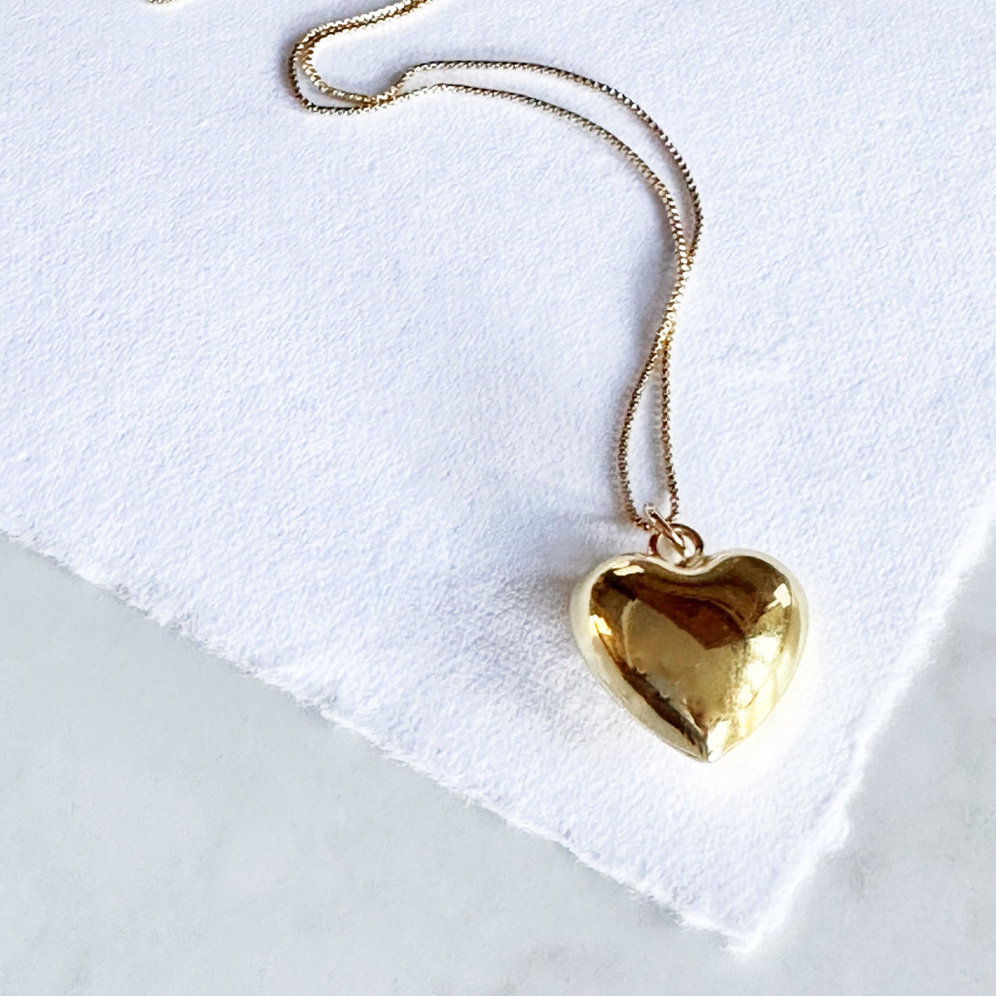 Puffy Heart Necklace