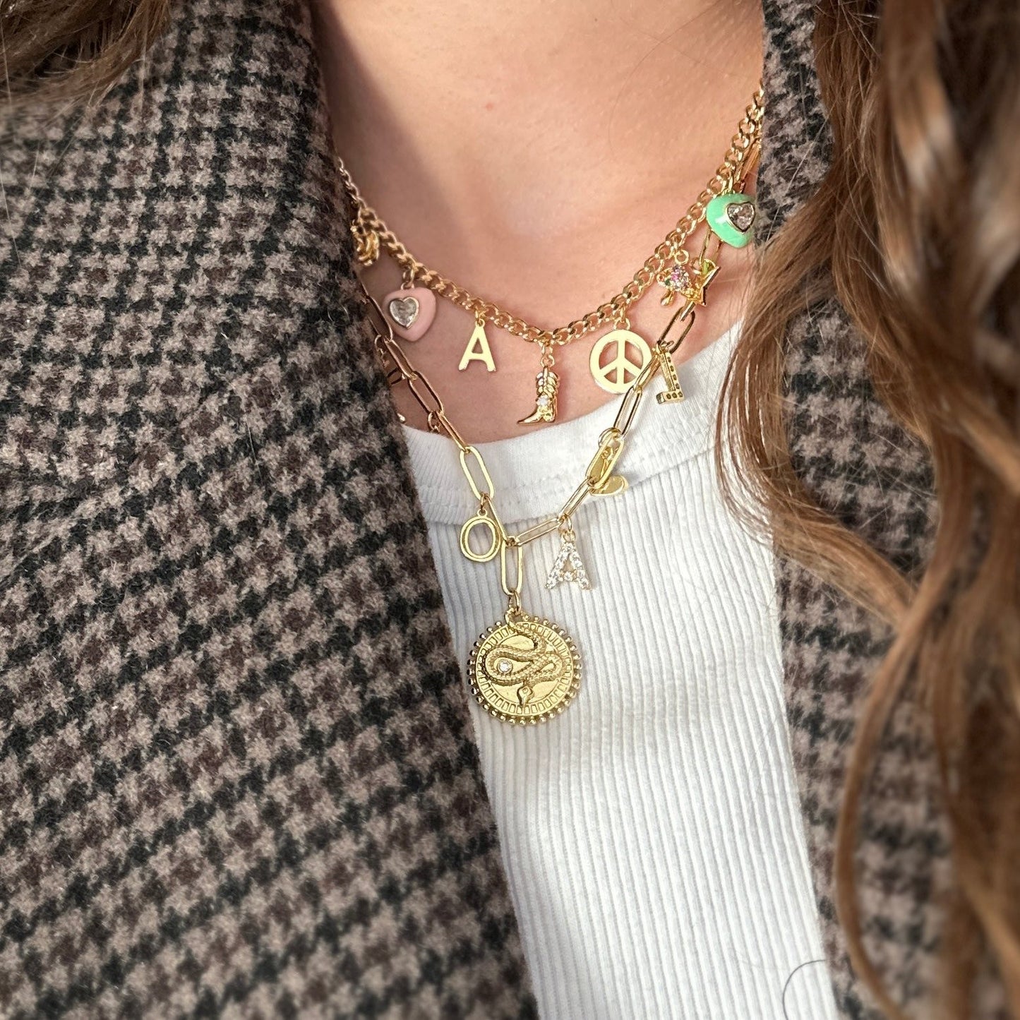 Charm Bar Necklace |Choose Your Charms Necklace