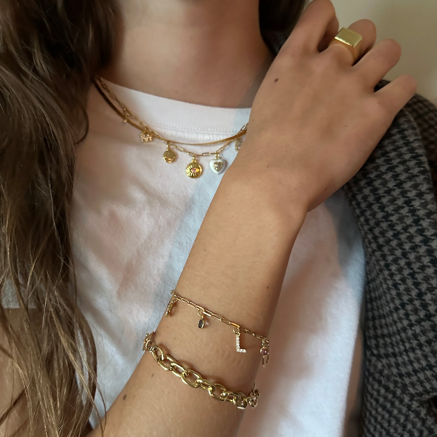 Charm Bar Bracelet | Customizable Charm Bracelet