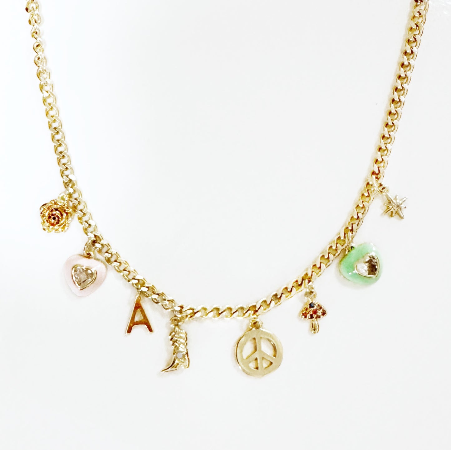 Charm Bar Necklace |Choose Your Charms Necklace