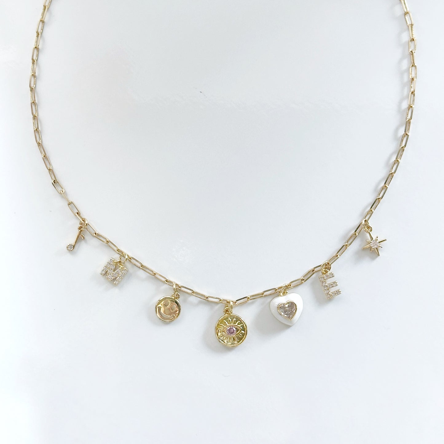 Charm Bar Necklace |Choose Your Charms Necklace