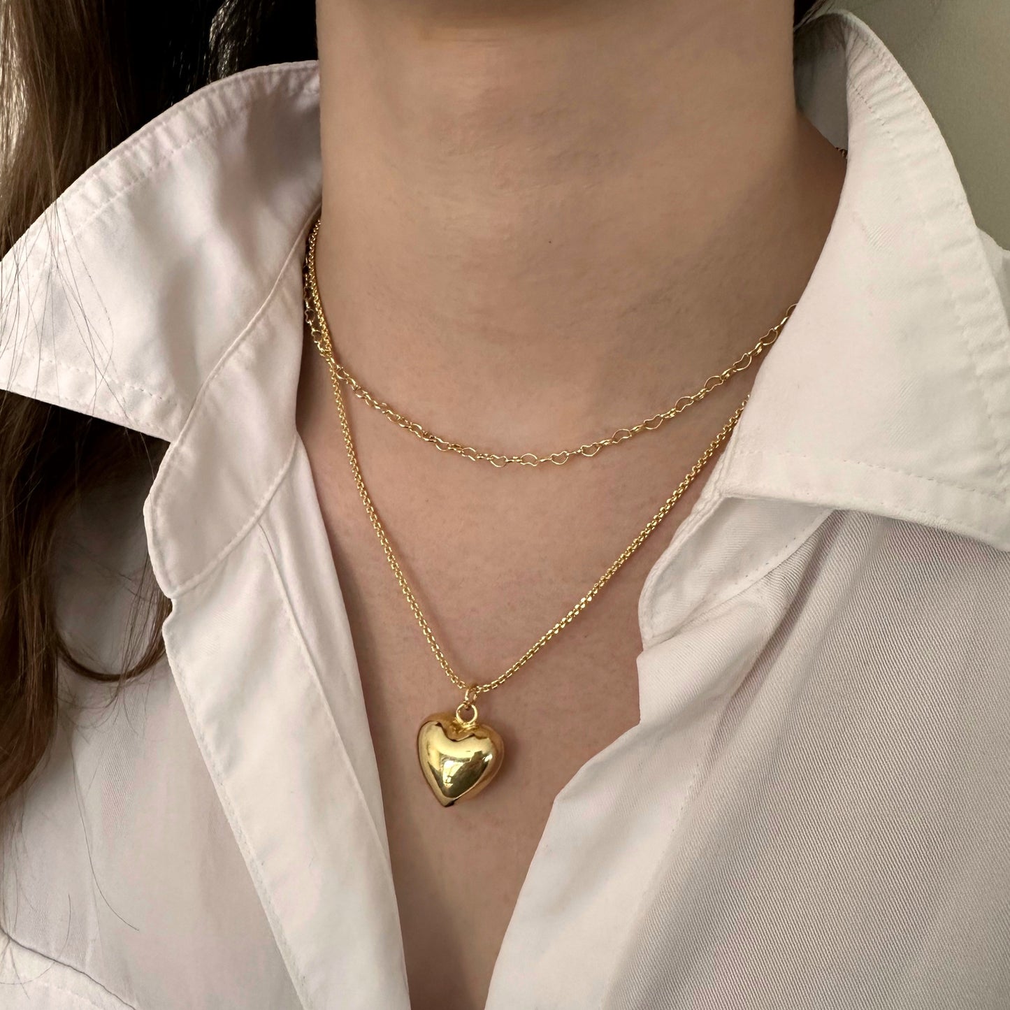 Puffy Heart Necklace