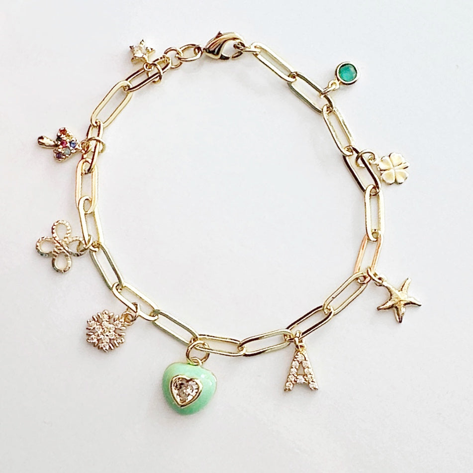 Charm Bar Bracelet | Customizable Charm Bracelet