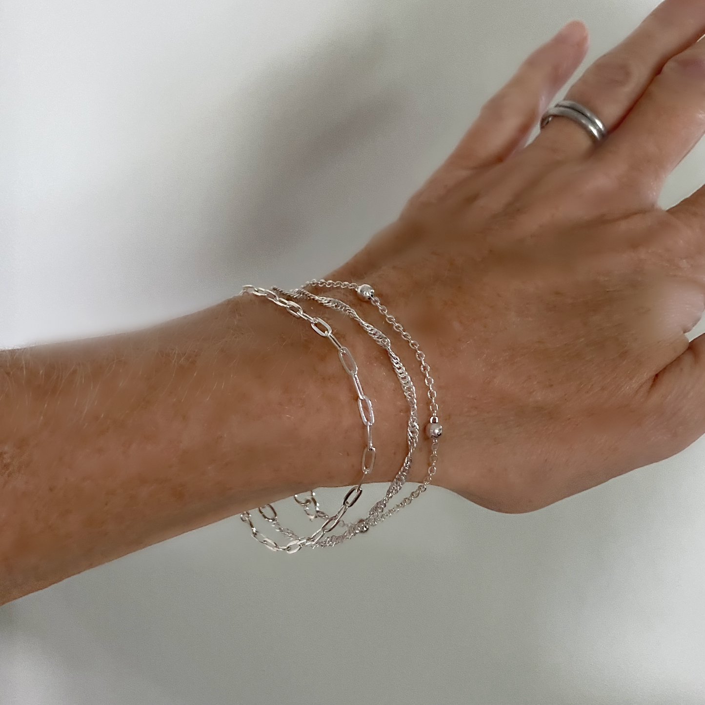 ✨Delicate Silver Bracelet Set | Dainty Stackable Bracelets