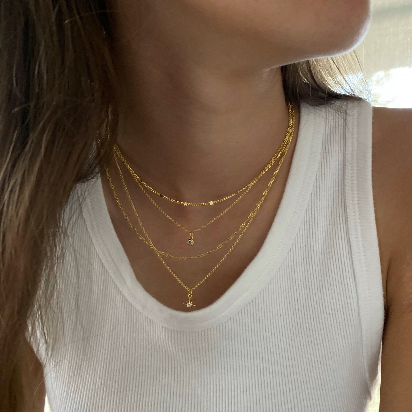 Rosa Chain | Delicate Twisted Chain Necklace