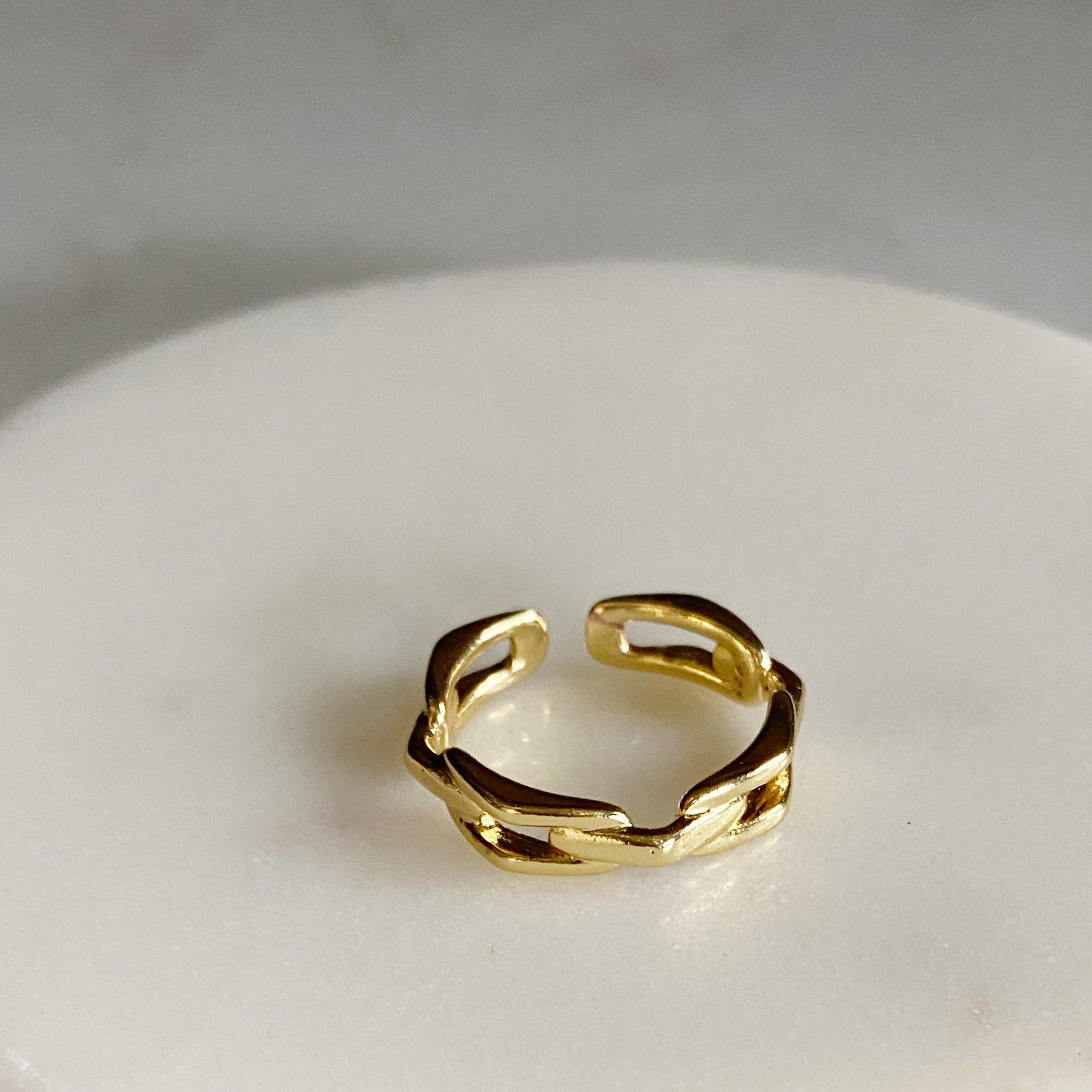 Ash Rings Band Ash Ring | Bold Chain Link Ring – Steel Daisy