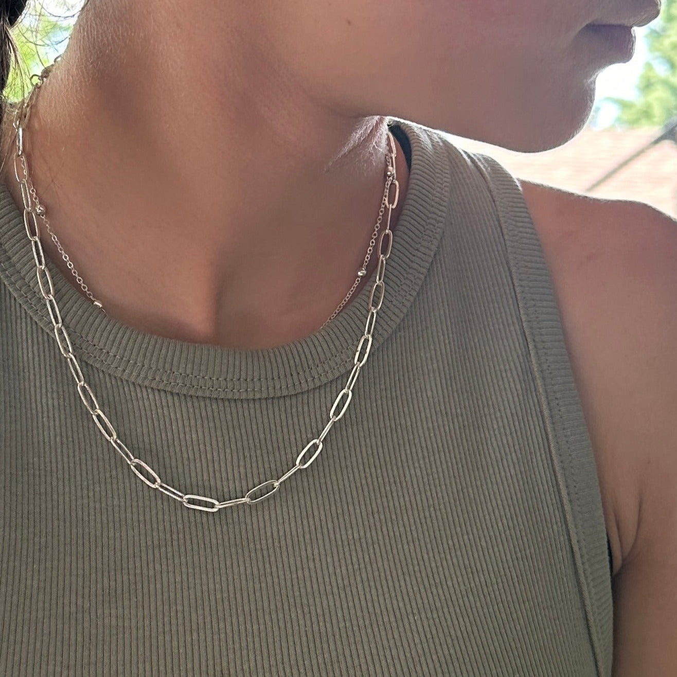 Stevie Chain | Paperclip Necklace
