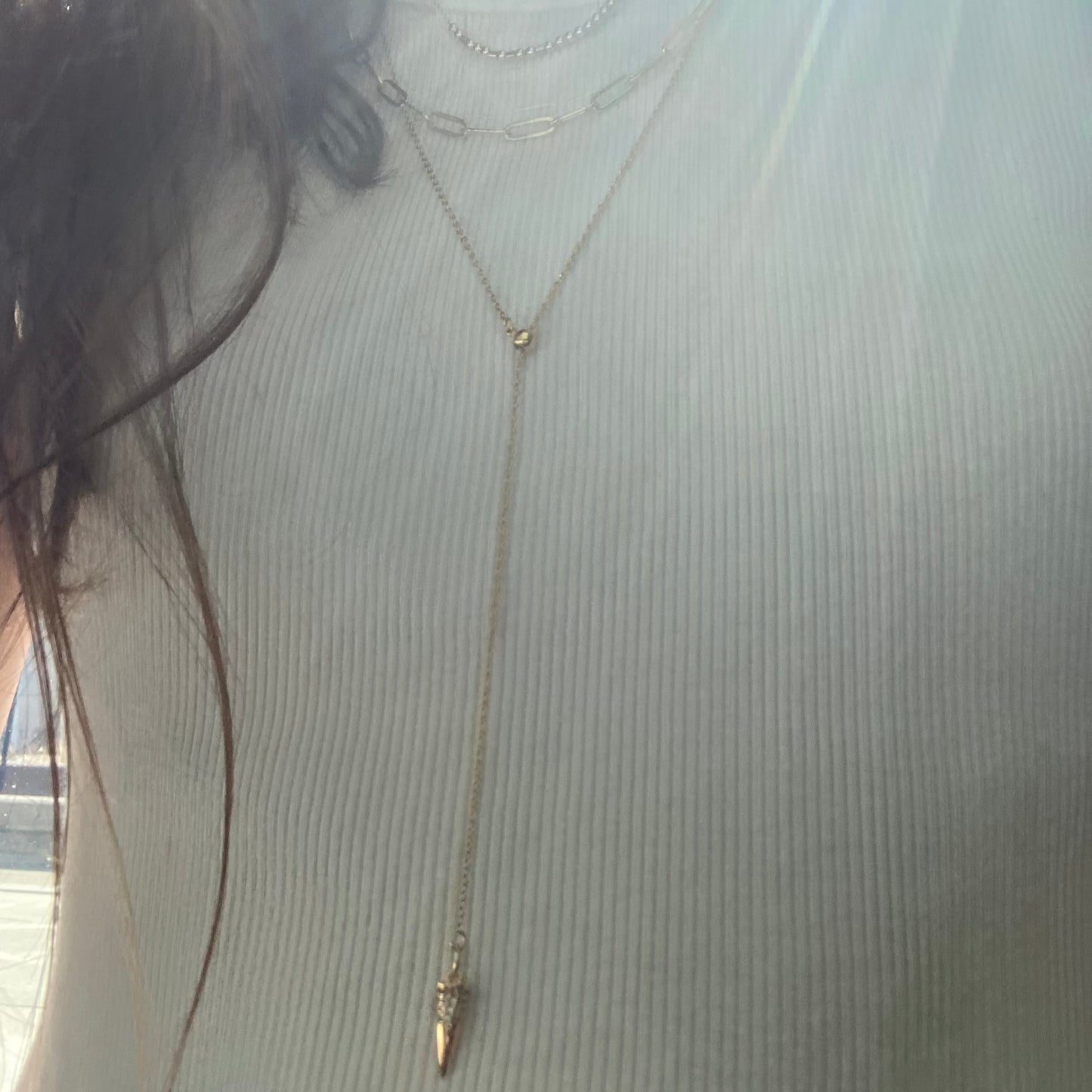 Charlotte Lariat Necklace - Personalized