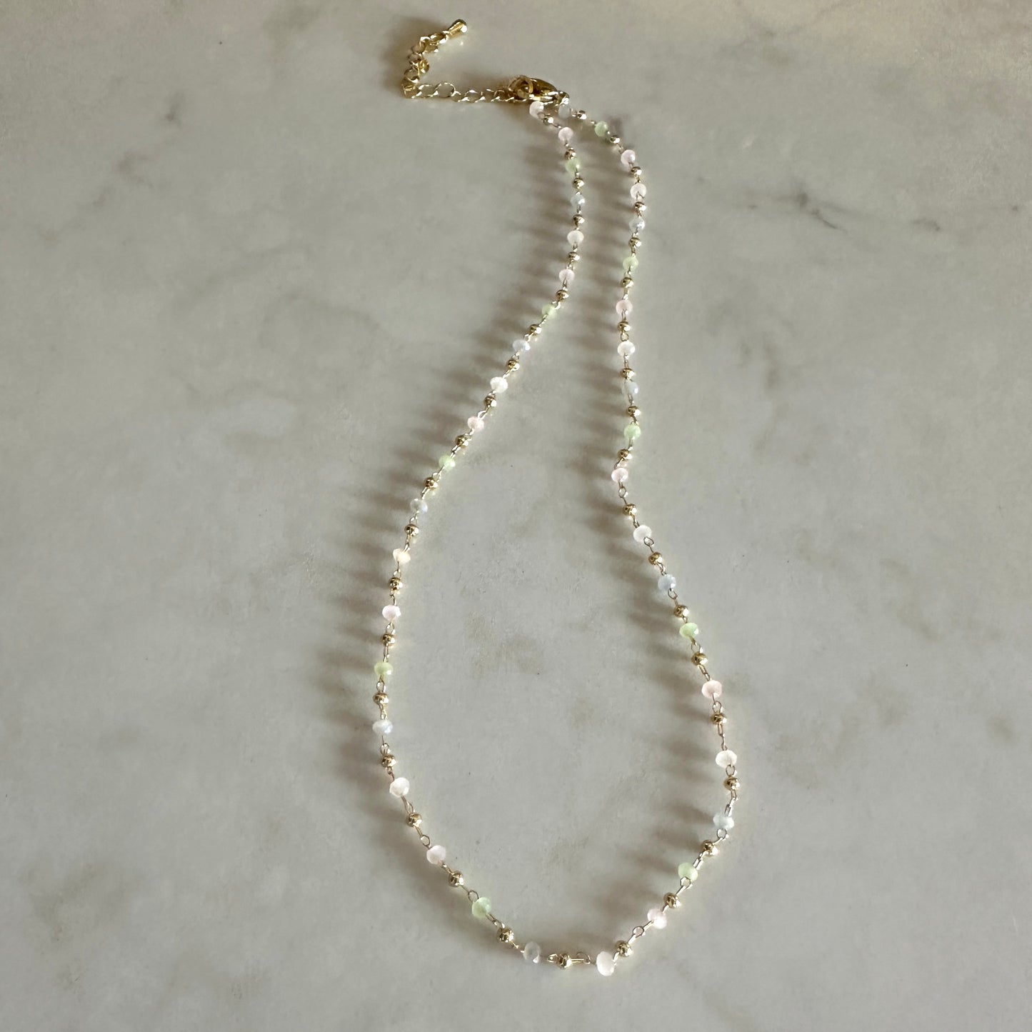 Lulu Pastel Beaded Necklace