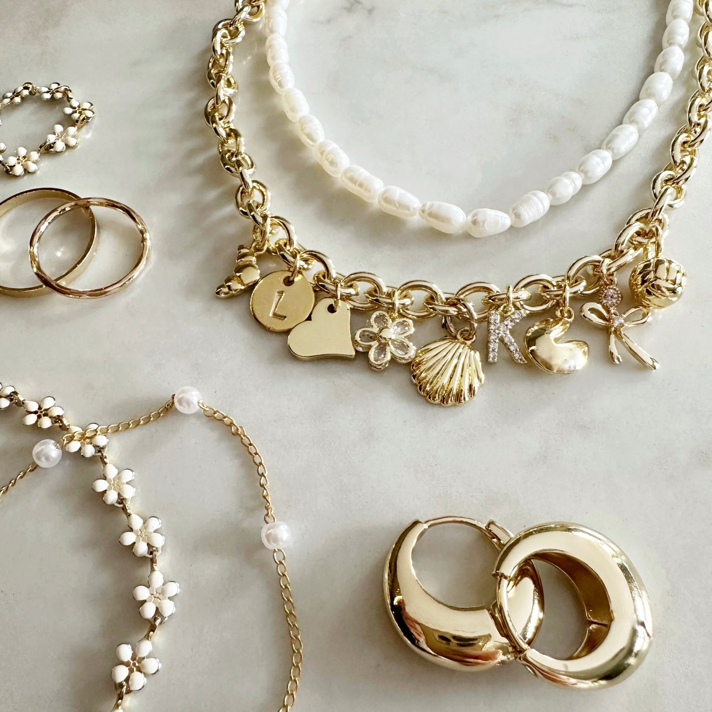 Charm Bar Necklace |Choose Your Charms Necklace