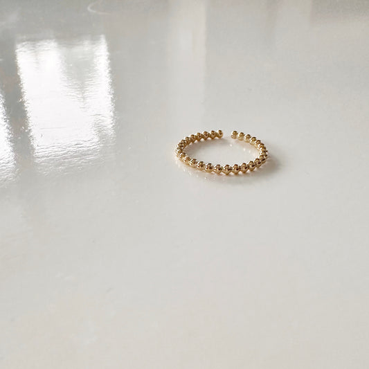 Lace Ring | Adjustable Gold Ring