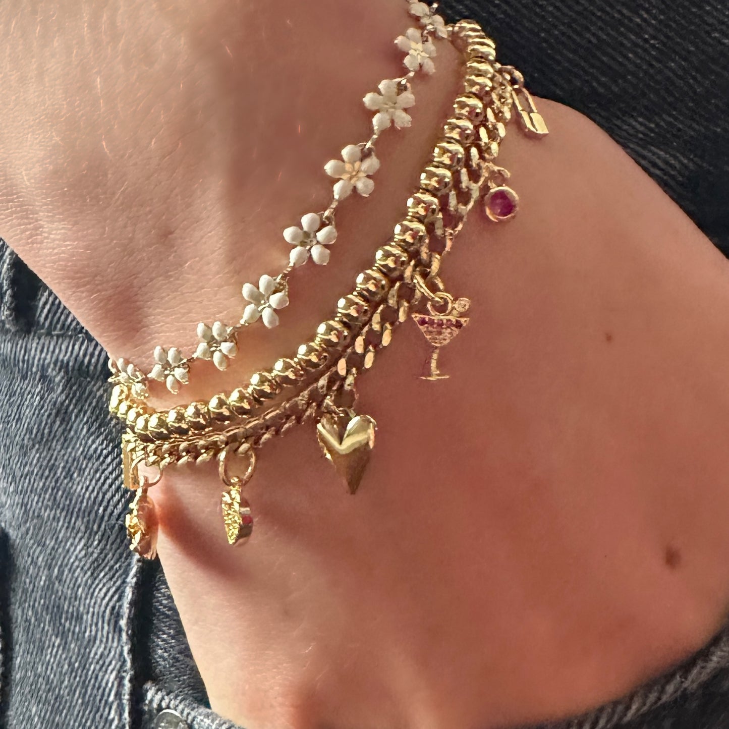 Charm Bar Bracelet | Customizable Charm Bracelet