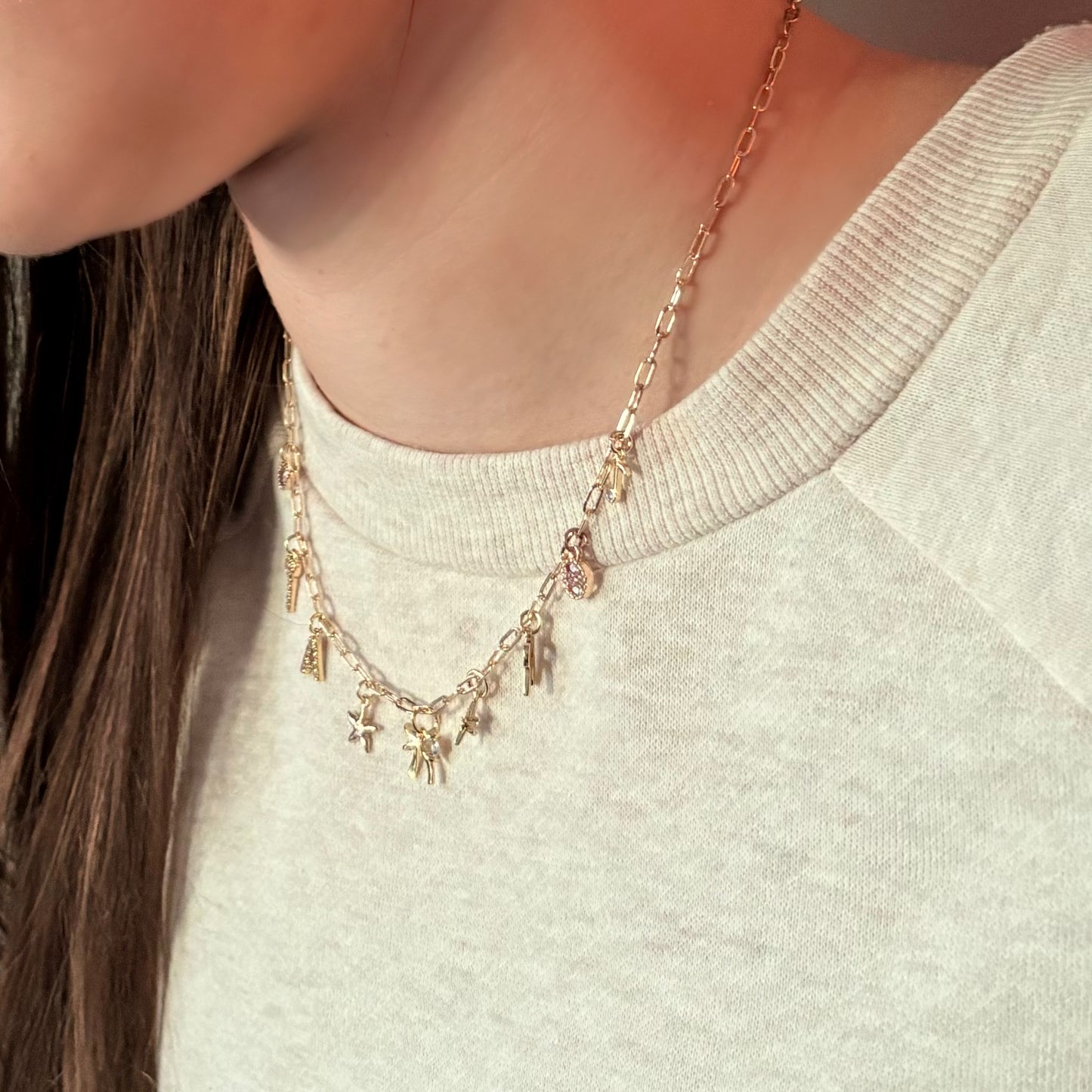 Love Story Charm Necklace