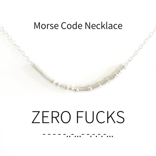 Zero Fucks Morse Code