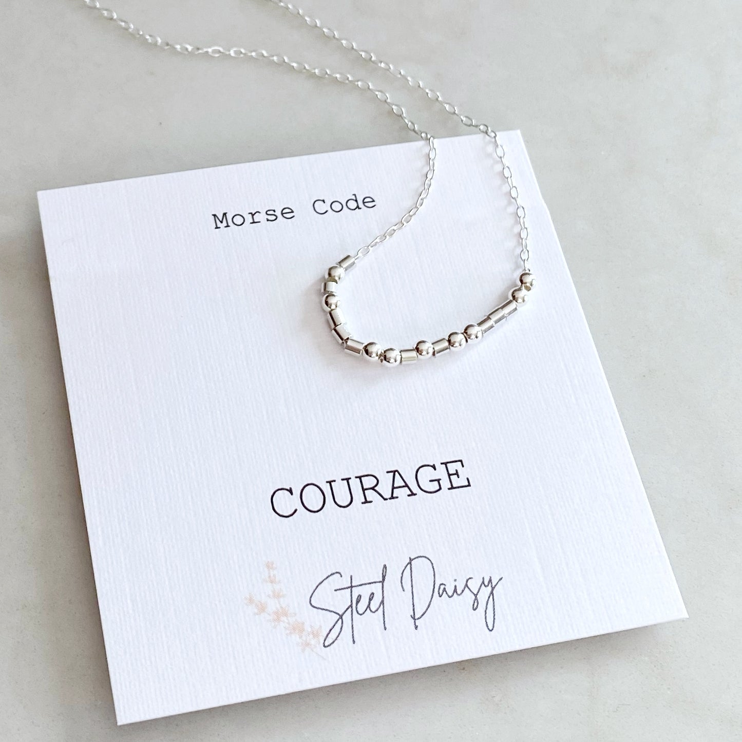Courage Morse Code