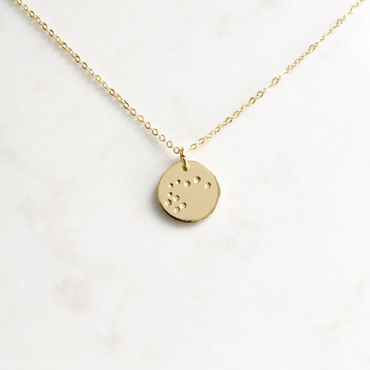 Aquarius Constellation Necklace